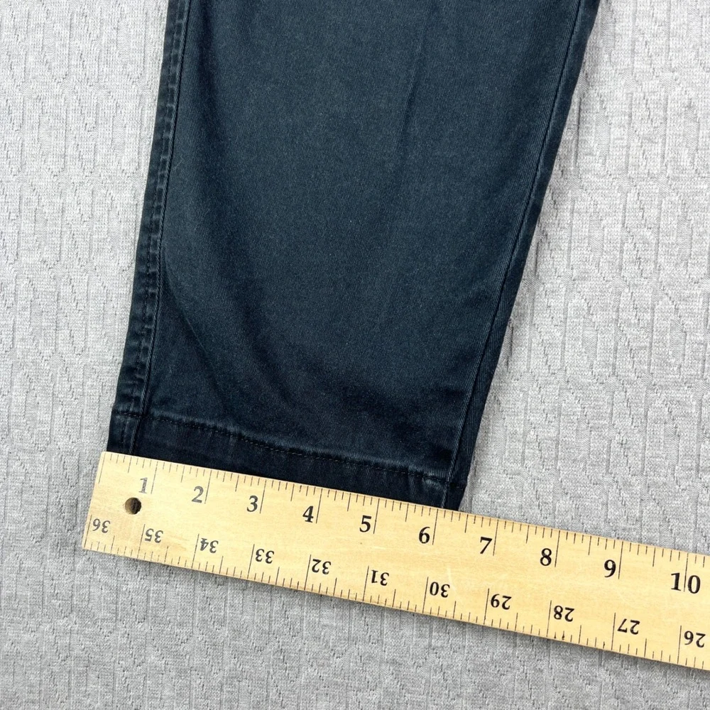 Levis XX Chino Pants‎ Men 33x34 Fits 34x31.5 Black Standard Taper Stretch Twill